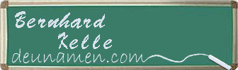Bernhard Kelle Visitenkarte